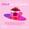 Spacegoods Moon Chews 240g, 30 Servings, Lion's Mane Super Chew, Focus & Clarity Boost, On-The-Go Convenience, Delicious Texture and Taste, Strawberry Flavour view 2