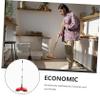 HOLIDYOYO Hand Push Sweeper Broom and Dustpan Set, 360 Rotating Floor Cleaning Mop, Red Manual Push Sweeper for Household Floor Cleaning view 4