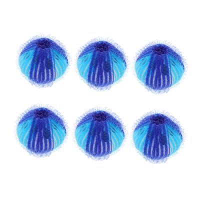 jojofuny 6pcs Laundry Hair Remover Balls Pet Fur Catcher for Washing Machine Reusable Washing Balls Anti-wrapping Lint Remover Suitable for Clothes and Bedding