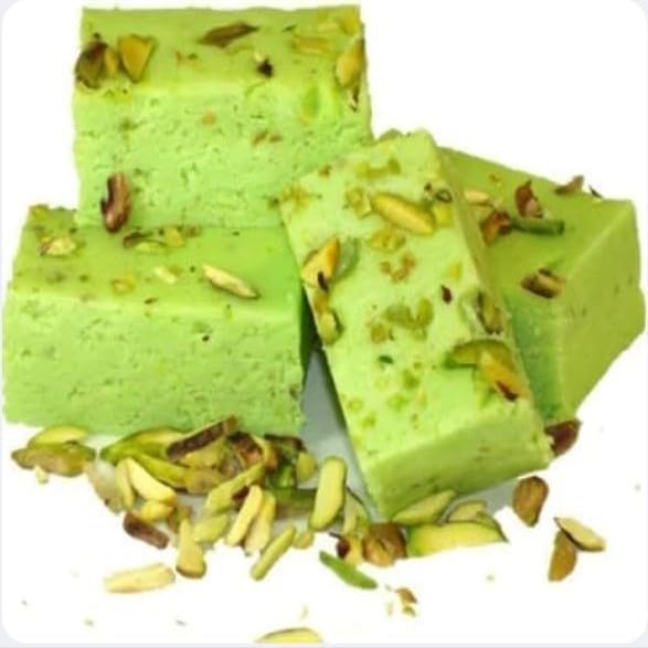 Festival Special Premium (Green Pista Barfi 500g) Delicious Indian Traditional Sweets To Sweeten Up Your Celebration Best Gift For All Occasions Rakhi,Marriage,Diwali,Holi