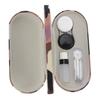 Didiseaon Camouflage Double-sided Lens Case with Hard Frame Portable Glasses and Lens Storage Box Black and White for Travel and Daily Use view 1