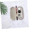 Didiseaon Camouflage Double-sided Lens Case with Hard Frame Portable Glasses and Lens Storage Box Black and White for Travel and Daily Use view 3