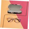 Didiseaon Camouflage Double-sided Lens Case with Hard Frame Portable Glasses and Lens Storage Box Black and White for Travel and Daily Use view 4