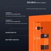 JYHHGDS AED Cabinet, Wall Mount Storage Box with Alarm System and Double Switch Control, Adjustable Partition, Can Place a Variety Of Models Of AED, for Home Clinic Office Hotel view 3