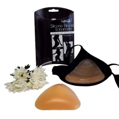 Softleaves Silicone Breast Enhancer Bikini X200 (Flesh, L)