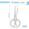 Small Nose Hair Scissors, Facial Hair Mini Grooming Scissors for Men Women, Stainless Steel Trimming Pointed Scissor for Eyebrows, for Facial Hair, Eyebrow, Eyelash, Beard, Moustache, 3.5inch view 2