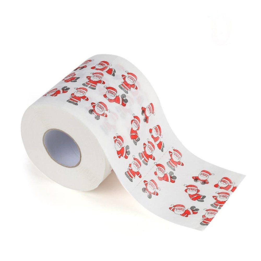 Christmas Decor, Christmas Toilet Roll Paper Home Santa Claus Bath Toilet Roll Paper Christmas Supplies Xmas Decor Tissue Xmas Supplies