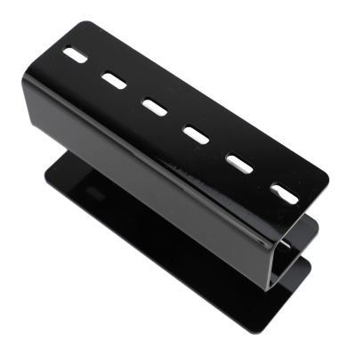 Acrylic Eyelash Extension Tweezers Stand Holder Shelf with Acrylic for Salon Display Storage (Black)