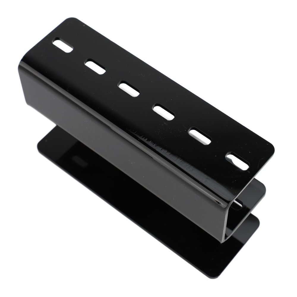 Acrylic Eyelash Extension Tweezers Stand Holder Shelf with Acrylic for Salon Display Storage (Black)