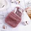 Hot Water Bottle 2 PCS Portable Plush Rabbit Hand Po Warm Water Bottle Stress Pain Relief Therapy Hand Warmer Girls Pocket Hand Feet Hot Water Bag Hot Water Bag(Pink color) view 4