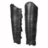 MDFCZXP Retro Warrior Leg Covers Adjustable Gothic Armor Leg Guard Boot Covers for Men Women Cosplay,Brown,40cm view 4