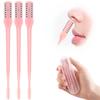 3pcs Nose Hair Trimmer, 360 Rotating Nasal Hair Cutter Clipper, 2 in 1 Double Sided Nose Hair Cleaner Portable Manual Nostril Hair Removal Tool for Men Women (Pink) view 1