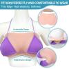 Vnmcry Silicone Breast Forms Gel Filled Boat Neck Tube Top Realistic Chest Plates Strapless Breastplate Fake Boobs for Men Crossdresser Transgender Mastectomy Prosthesis (Ivory White - A Cup XL Size) view 2
