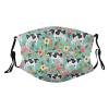 Reusable Cloth Face Mask,Holstein Floral Cattle Cow Adult Washable Face Cover With Adjustable Earloops Nose Wire view 1