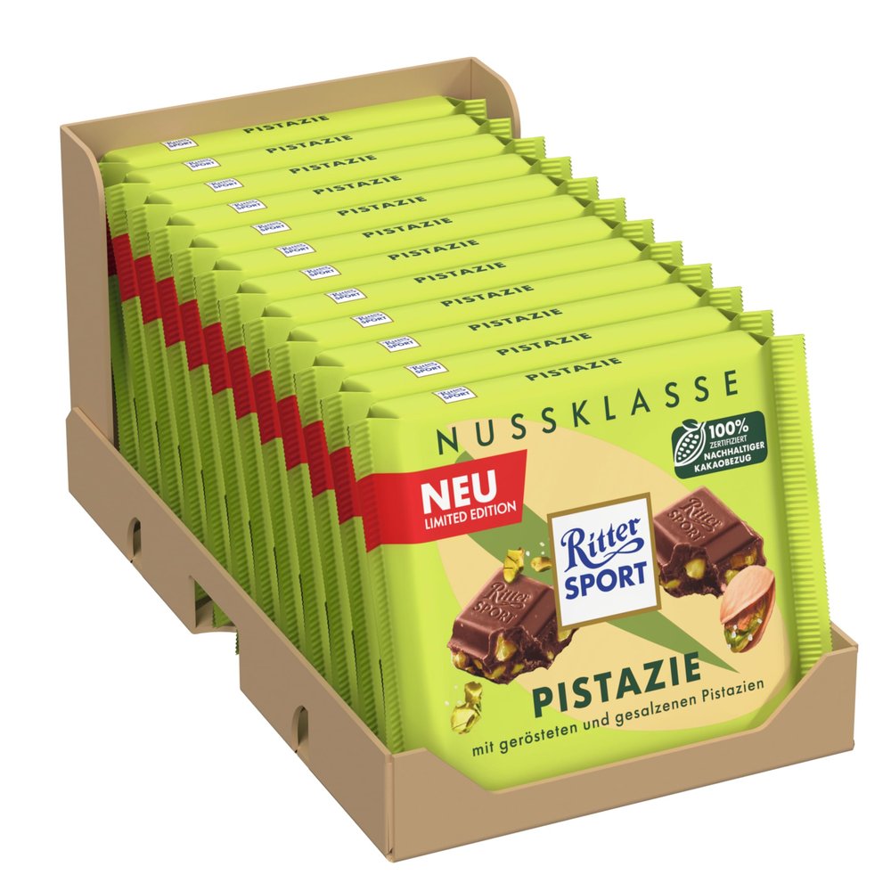 Ritter Sport - Pistachio - 12x 100g