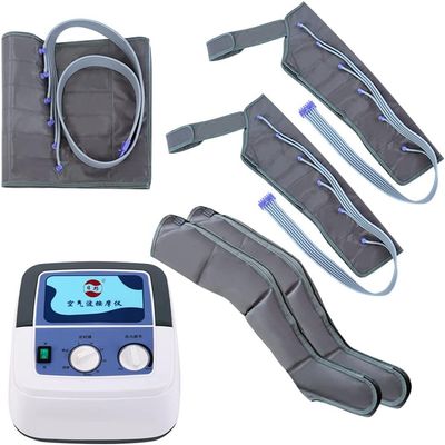6 Cavity Lymphatic Drainage Leg Massager, Pneumatic Massager, Arm Calf Waist Massager, Leg Massagers for Pain and Circulation Leg Compression Machine Air Compression Therapy