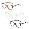 3 Pieces Blue Light Blocking Glasses Clear Eye Glasses Fashion Cat Eye Blue ScreenGlasses Computer Clear Lens Glass ReadingGlasses Blue Light Filter Glassesfor Women Men Anti Glare Migraine view 1