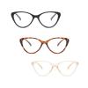 3 Pieces Blue Light Blocking Glasses Clear Eye Glasses Fashion Cat Eye Blue ScreenGlasses Computer Clear Lens Glass ReadingGlasses Blue Light Filter Glassesfor Women Men Anti Glare Migraine view 2