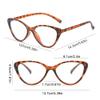 3 Pieces Blue Light Blocking Glasses Clear Eye Glasses Fashion Cat Eye Blue ScreenGlasses Computer Clear Lens Glass ReadingGlasses Blue Light Filter Glassesfor Women Men Anti Glare Migraine view 3