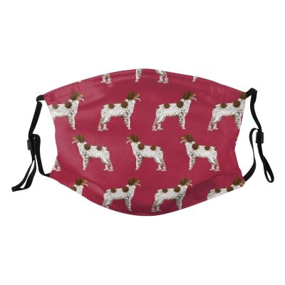 Reusable Cloth Face Mask,Brittany Spaniel Sporting Dogs Adult Washable Face Cover With Adjustable Earloops Nose Wire