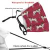 Reusable Cloth Face Mask,Brittany Spaniel Sporting Dogs Adult Washable Face Cover With Adjustable Earloops Nose Wire view 3
