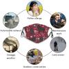 Reusable Cloth Face Mask,Havanese Christmas Dogs Red Adult Washable Face Cover With Adjustable Earloops Nose Wire view 4