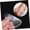 KOMBIUDA 3 Pairs Gel Forefoot Cushion Insoles for High Heels, Soft Gel and Velvet Material to Redistribute and Absorb Pressure, Suitable for Toes and Metatarsal Areas When Wearing Sandals view 2