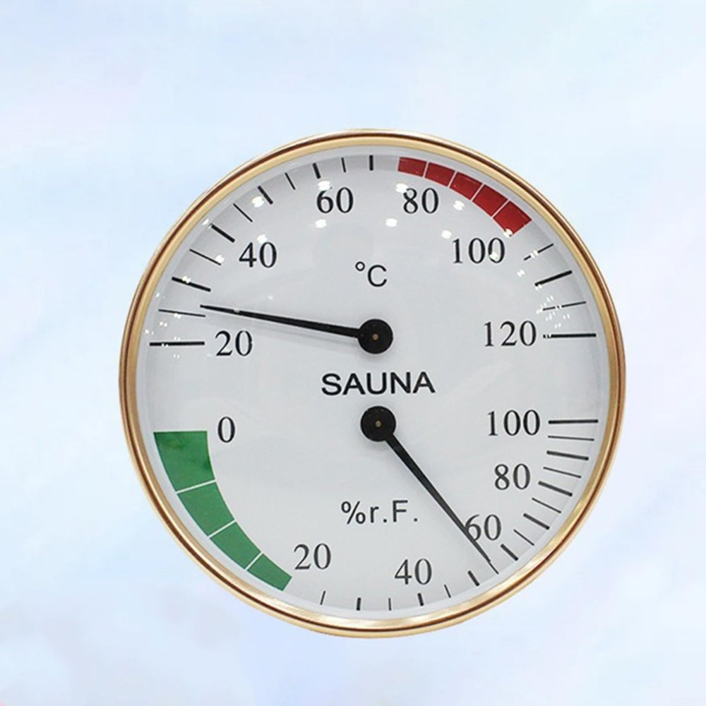 CWOQOCW Innovative Wall Mounted Device Effective Temperature And Humidity Gauge Sauna Thermometer For Saunas Or Spas