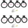 Breathable Pink Multifunctional Gym cage with Concealed Lock and 4 Fixed Rings (Black, Arc Rings) view 4