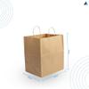 Nationwide Paper 25pcs Extra Large Plus Brown Paper Bags with Handles, Gift Bag DIY, Sweet Bag with Strong Twisted Handle for Party, Thanksgiving, Christmas, Birthday, Wedding (32x22x28cm) view 2