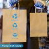 Nationwide Paper 25pcs Extra Large Plus Brown Paper Bags with Handles, Gift Bag DIY, Sweet Bag with Strong Twisted Handle for Party, Thanksgiving, Christmas, Birthday, Wedding (32x22x28cm) view 3