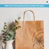 Nationwide Paper 100 Brown Kraft Party Paper Bag with Twist Handles, Extra Small Paper Bag, Biodegradable, DIY, Party, Shopping, Gifting, Grocery, Wedding, Birthday (13.3x20.3x9.5cm) view 4