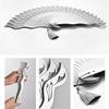 Metal Kung Fu Fans, Chinese Traditional Kung Fu Folding Fan, Martial Arts Fan Kung Fu Fighting Fans Wushu Fan, All Metal Lightweight Folding Fan for Performance, Dance, Decoration, Festival, Gift. view 3