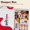 GuiltFree Assorted Sugar Free Snacks Gift Hamper Box - No Added Sugar Sugarfree Healthy Snack Selection Box include Chocolate, Sweets, Sauce, Bar, Gummy, Wafer, Yoghurt Bar Delight Treat view 2