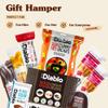 GuiltFree Assorted Sugar Free Snacks Gift Hamper Box - No Added Sugar Sugarfree Healthy Snack Selection Box include Chocolate, Sweets, Sauce, Bar, Gummy, Wafer, Yoghurt Bar Delight Treat view 4