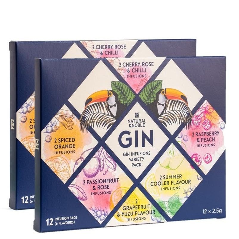 Gin Infusions Variety Gift Pack | As seen on Dragons' Den | Make Your Own Delicious Flavoured Gin