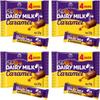 4 x Chocolate Gift Hamper Dairy Milk Caramel Chocolate Bar 4 Pack Multipack 148g For Christmas Easter Thanks Giving By Experts Supplies Ltd view 1
