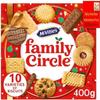 McVitie's Family Circle 10 premium varities Assortment of Creams, Chocolate, Jam and other Sweet Biscuits 400g Perfect for Gifting on Christmas, Mum, & Dad by zamfoods nutrition info book (1 box) view 1