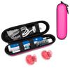seplouis Electric Toothbrush Travel Case for Oral-B/Philips Sonicare/Colgate/seago/Bitvae/Braun and Most Other Brands of Electric Toothbrushes, and Includes 2 Universal Toothbrush Head Covers, Pink view 1