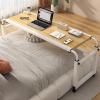 Over Bed Table Adjustable Height Over Bed Table Over-Bed Tables Bed Tables Overbed Tables Bed Table On Wheels Overbed Table With Wheels Over Chair Tables for Disabled 140cm Woodcolor/nobaffle view 1