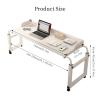 Over Bed Table Adjustable Height Over Bed Table Over-Bed Tables Bed Tables Overbed Tables Bed Table On Wheels Overbed Table With Wheels Over Chair Tables for Disabled 140cm Woodcolor/nobaffle view 2