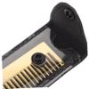 IWOWHERO Men Dual-sided Skull Comb for Beard Grooming and Hair Styling Compact Elegant Design for for All Hair Types and Styles Includes Protective Case view 3