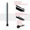 1 Pair of Forearm Crutches,Crutches for Adults,Comfortable Grip,Crutches for Walking,Heavy Duty Non-Slip Rubber Feet,Mobility Aid for Elderly, Seniors & HandicapBlack powerfully Keep it in mind view 4