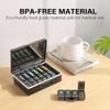 FYOBOT Weekly Pill Organizer 4 Times A Day, Large Compartments Pill Box 4 X 7 Day, Medicine Organizer Pill Case (Black) view 3