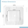 100 Pcs Non-Woven Feeding Tube Pads For G Tubes, J Tubes, Iv Lines  Adjustable Center Holes, Adhesive Backing view 4