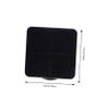 KOMBIUDA Lens Case Set 3pcs Black with Mirror Portable Lens Storage Box for Women and Daily Use view 2