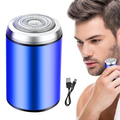 Sopamis Minis Shaver | Sopamis Minis Electric Shaver | Portable Pocket Electric Travel Razors | USB Rechargeable Waterproof Electric Razors Beard Trimmer for Home | Electric Rotary Shavers for Adults