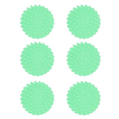 NDNCZDHC 6 Pcs Laundry Balls, PVC Reusable Laundry Balls for Dryer, Plastic Dryer Balls for Washing Machine Washer