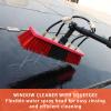JYVDGGKKW Telescopic Glass Cleaning Gazebo Extendable Length 12ft-36ft Window Cleaning Tool Kit for Cleaning Solar Plates, Roofs, Truck Washing (Size: 36ft) view 3