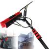 JYVDGGKKW 3.6-12m Window Cleaning Pole, Telescopic Window Cleaner Kit, Water/Hose Fed Pole, Window Cleaning Brush Equipment, Cleaning Photovoltaic and Solar Panels,39FT/12M view 1